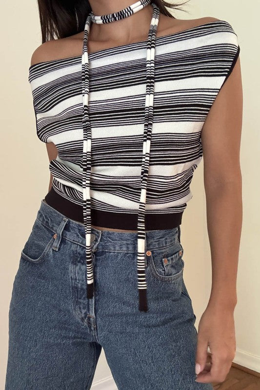 BOAT NECK TOP