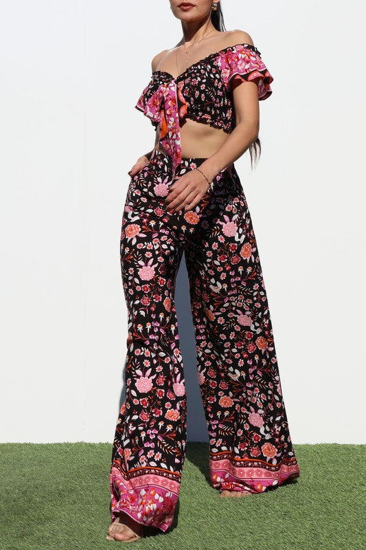 FLORAL PRINT SET
