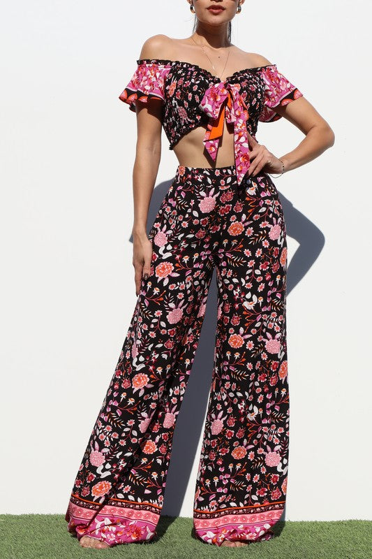 FLORAL PRINT SET