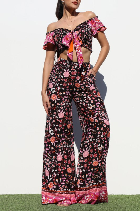 FLORAL PRINT SET