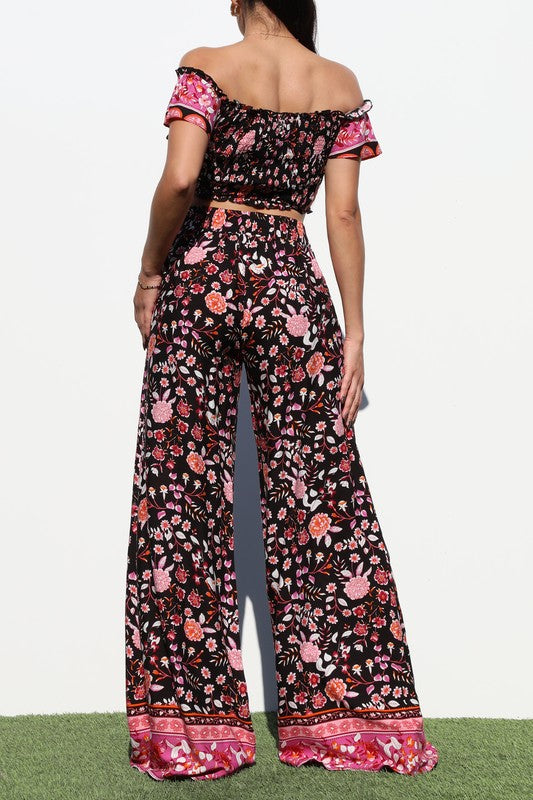 FLORAL PRINT SET