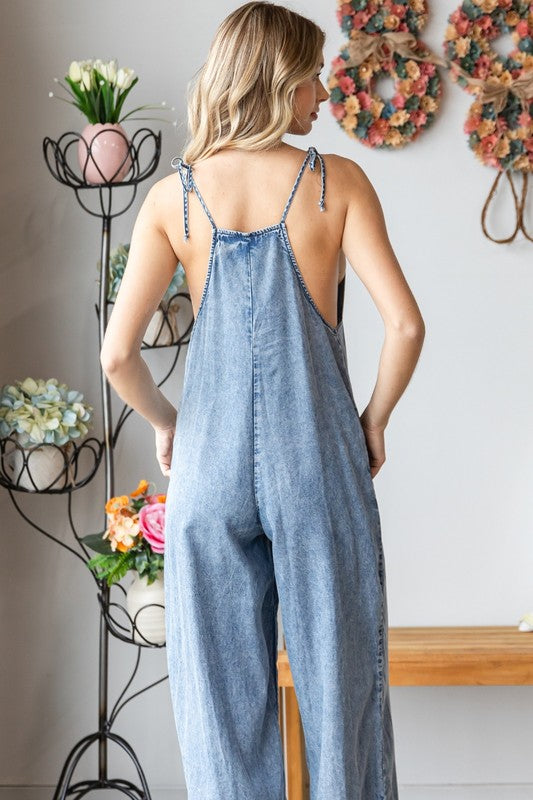DENIM OVERALL