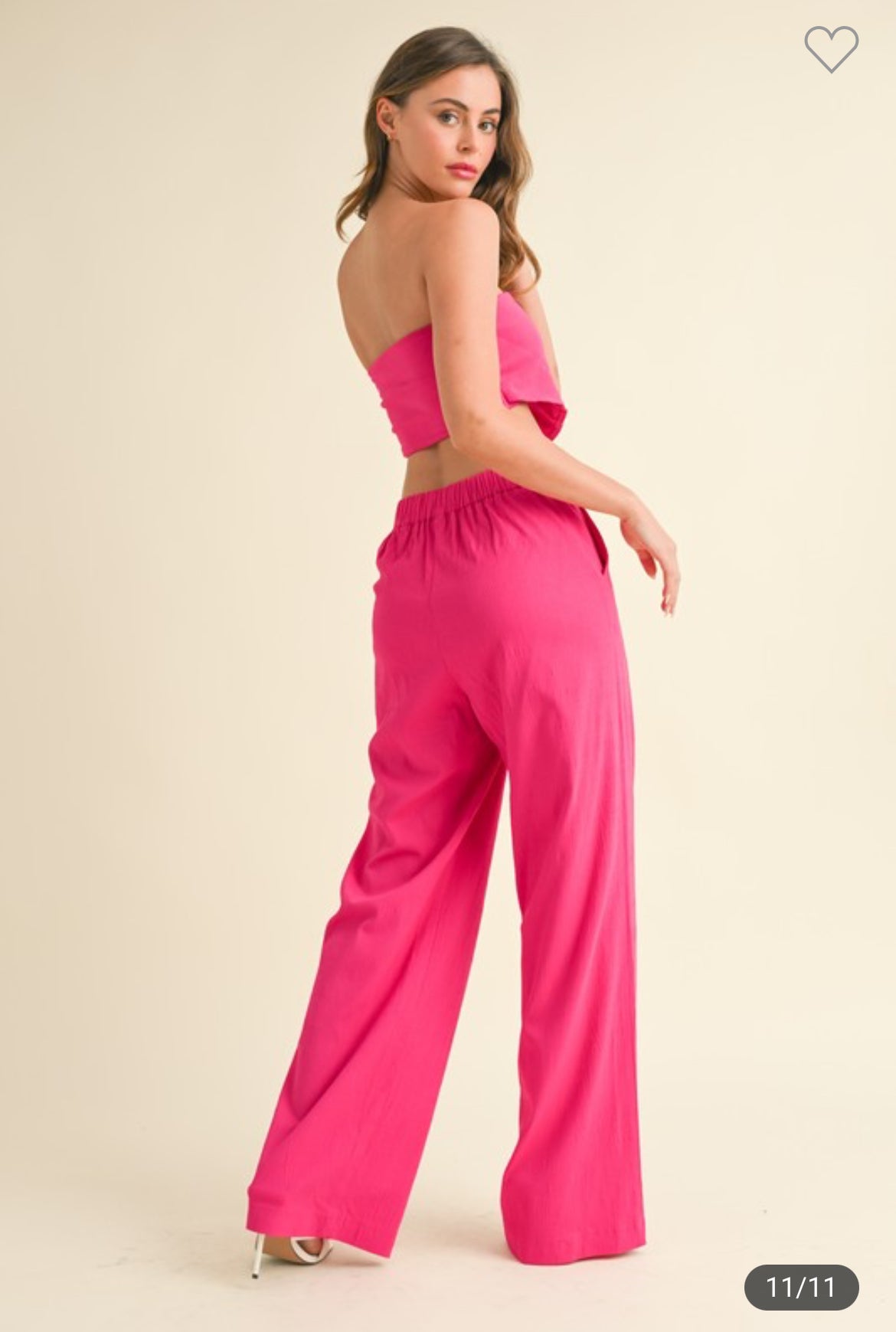 ASIMETRIC CROP TOP SET