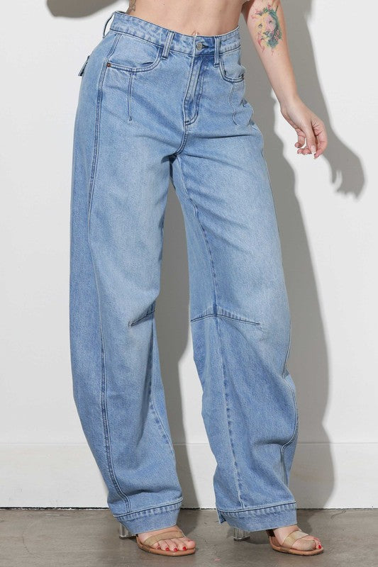 BARREL BAGGY JEANS