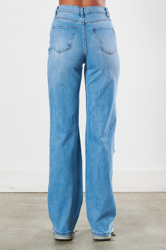 VIBRANT HIGH WAISTED JEANS