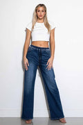 VIBRANT WAIST WIDE JEANS