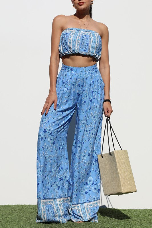 Floral Blue Set