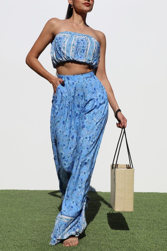 Floral Blue Set