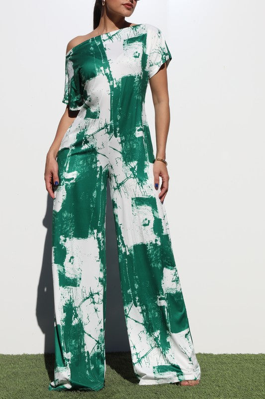 Off Shoulders Jumpsuit