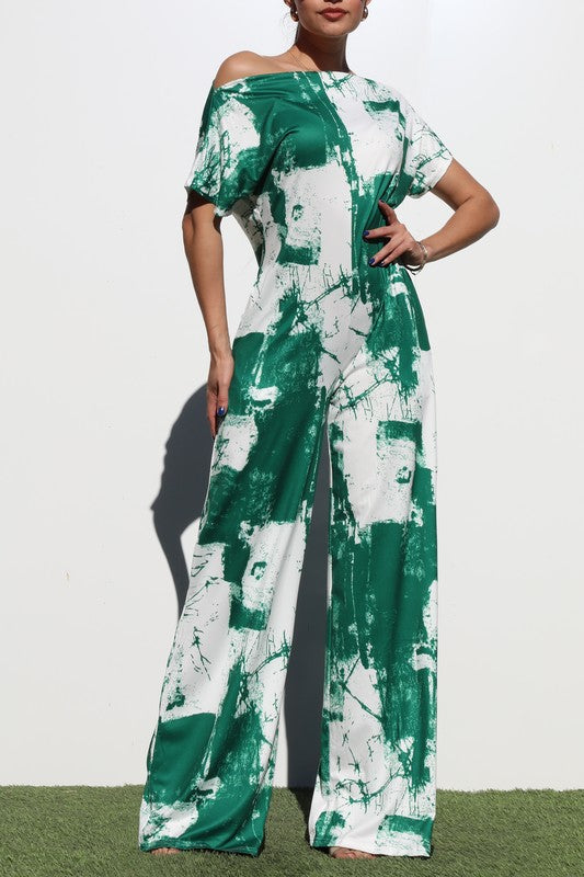 Off Shoulders Jumpsuit
