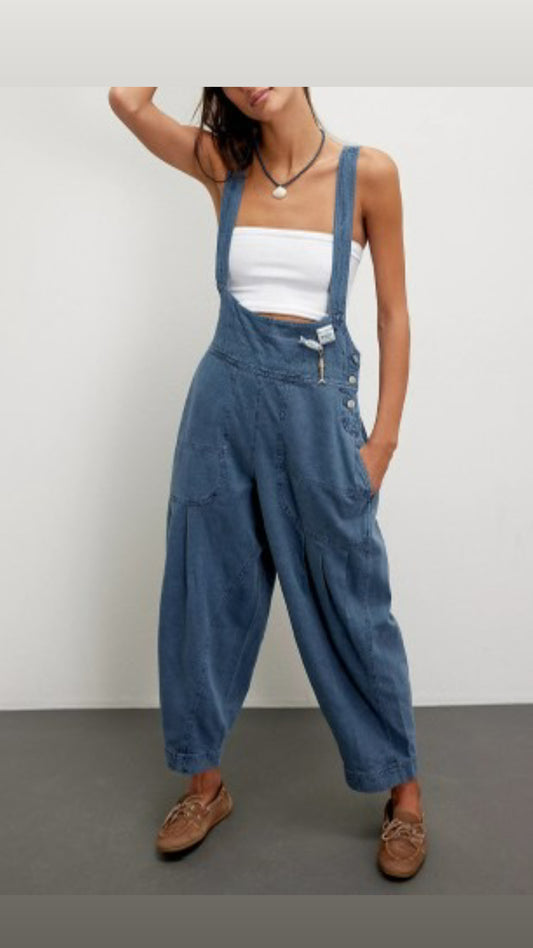 STYLISH DENIM OVERALLS