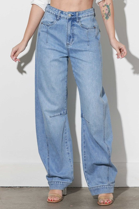 BARREL BAGGY JEANS