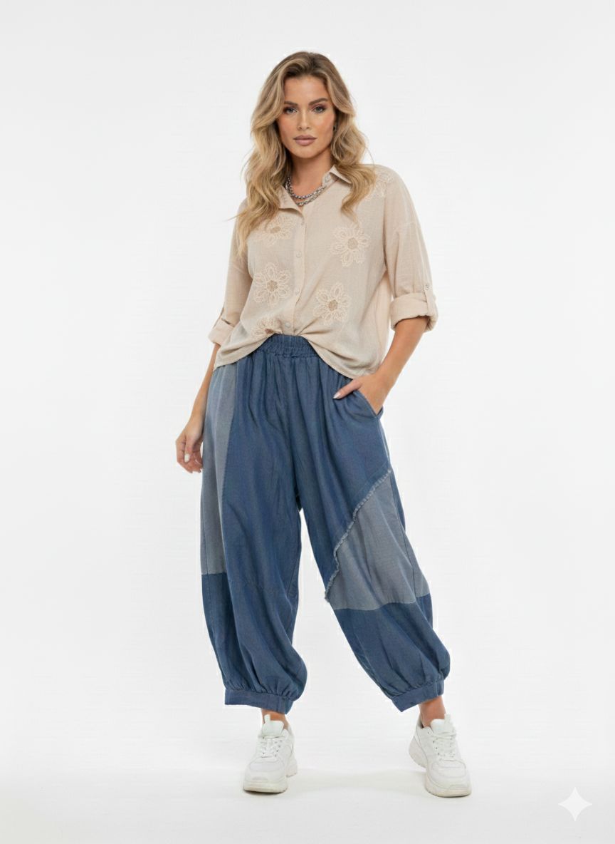 Barrel Patch Jeans