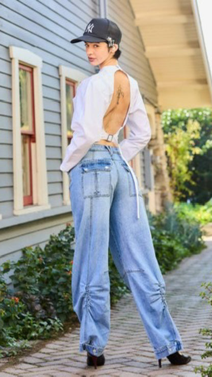 BARREL BAGGY JEANS