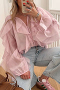 Ruffle Layered Blouse
